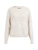 DreiMaster Vintage Damen Strick Pullover in Hellbeige Melange