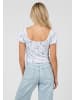 myMo Women Blouse in light blue multicolor