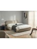 Beliani Doppelbett CAMPAN in Beige - (W) 188 x (H) 94 x (L) 215 cm