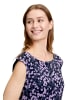 BETTY & CO Midikleid mit Stufen in Dark Blue/Lilac