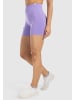 SMILODOX Shorts Phelia Scrunch in Lila