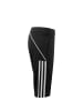 adidas Performance Trainingshose Tiro 23 3/4 in schwarz / weiß