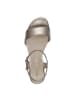 Tamaris Sandalen mit Absatz Gold