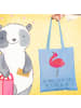 Mr. & Mrs. Panda Tasche Mutig zu sich selbst stehen mit Spruch in Sky Blue