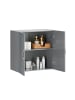SoBuy Hängeschrank in Dunkelgrau - (B)60 x (H)60 x (T)30cm