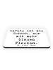 Mr. & Mrs. Panda Magnet Spruch Karate Schach mit Spruch in Weiß