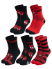 Spiderman 5er Pack Marvel Spiderman Socken Sneaker Strümpfe in Mehrfarbig