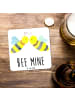 Mr. & Mrs. Panda Untersetzer Set Biene Liebe mit Spruch in Weiß