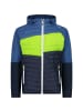 cmp Steppjacke, Funktionsjacke MAN HYBRID JACKET FIX HOOD in Blau