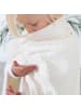 roba Baby-Einschlagdecke 'Seashells Oyster' - für Autositz & Kinderwagen - Weiß