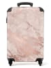 NoBoringSuitCases Suitcase, Koffer, Reisekoffer Marmor rosa