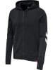 Hummel Hoodie Mit Reißverschluss Hmllegacy Zip Hoodie in BLACK