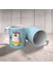 Mr. & Mrs. Panda Kindertasse Pinguin Kokosnuss ohne Spruch in Eisblau