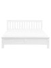 Beliani Doppelbett MAYENNE in Weiß - (W) 169 x (H) 88 x (L) 208 cm
