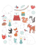 URSUS Glitzer-Sticker "Winter"