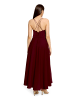 Vera Mont Abendkleid mit Volant in Deep Dahlia