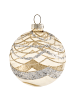 Beliani 35er-Set Weihnachtsbaumkugeln BLING in Gold/Silber/Transparent