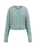 myMo Cardigan in Blau Mint Melange