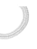 Yokoamii Schlangenarmband aus Metall-Legierung in silber