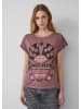 QS T-Shirt in 47D0_aubergine