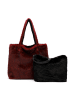 EMILY & NOAH Shopper E&N Eva Fluffy in black red 106