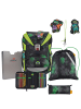 DerDieDas ErgoFlex Superlight - Schulrucksack Set 5tlg. 650g in Funny Fighter