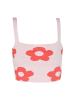 Swirly Damen Crop-Top in PINK