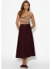SASSYCLASSY Tank Top gestreift in Dunkelrot