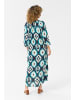 Cream Kleid CRTiah Loose fit in Aqua Tie Dye