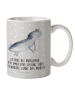 Mr. & Mrs. Panda Mehrwegbecher Axolotl Schwimmen mit Spruch in Grau Pastell