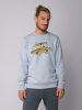 wat? Apparel Sweatshirt Gnome Footprint in Serene Blue