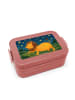Mr. & Mrs. Panda Lunchbox Sternzeichen Löwe Design ohne Spruch in Rot Pastell