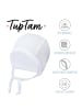TupTam Unisex Baby Erstlingsmütze zum Binden 2er Pack in grau/weiß