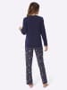 Sieh an! Schlafanzug in marine-ocker-bedruckt