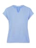BETTY & CO Casual-Shirt mit Struktur in Blau/Weiß