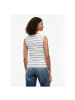 Tommy Hilfiger Top in Fine Stp Ecru - Dark Night Navy