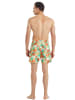 BLACKSPADE Fits perfect Badeshorts Summer Prints mit kurzem Bein in Orange Tropic Print