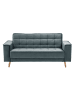 58 aufm Kessel SOFA 2-Sitzer Kavindra Samtvelours azur
