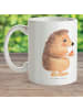 Mr. & Mrs. Panda Camping Tasse Igel Kuchenstück ohne Spruch in Weiß