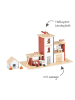 Pinolino 12-tlg. Feuerwache Ben mit Garage, in brown,red