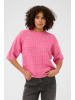 Kaffe Strickpullover KAmonia Loose fit in Pink Power Melange