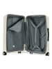 D&N Travel Line 4700 4 Rollen Kofferset 3-teilig mit Dehnfalte cream white
