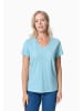 Organication T-Shirt "TESSA" in Retroblau
