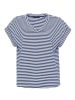 Zero  Streifenshirt mit V-Ausschnitt in Blue/White