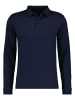 Ragman Poloshirt langarm für Herren in dunkel-blau