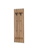 home24 home24 Garderobenpaneel Typ B (1er Set) - Eiche - Massivholz Eiche geölt - 38.0 x 120.0 x 14.0 cm in Eiche