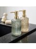 relaxdays 2 x Seifenspender in Grün/ Gold - 400 ml