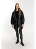 DreiMaster Vintage Damen Lederjacke in Schwarz