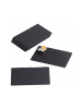 relaxdays 12x Schieferplatte in Anthrazit - (B)30 x(H)20 cm