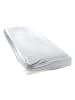 Janine Spannbettlaken Jersey Elastic in silber